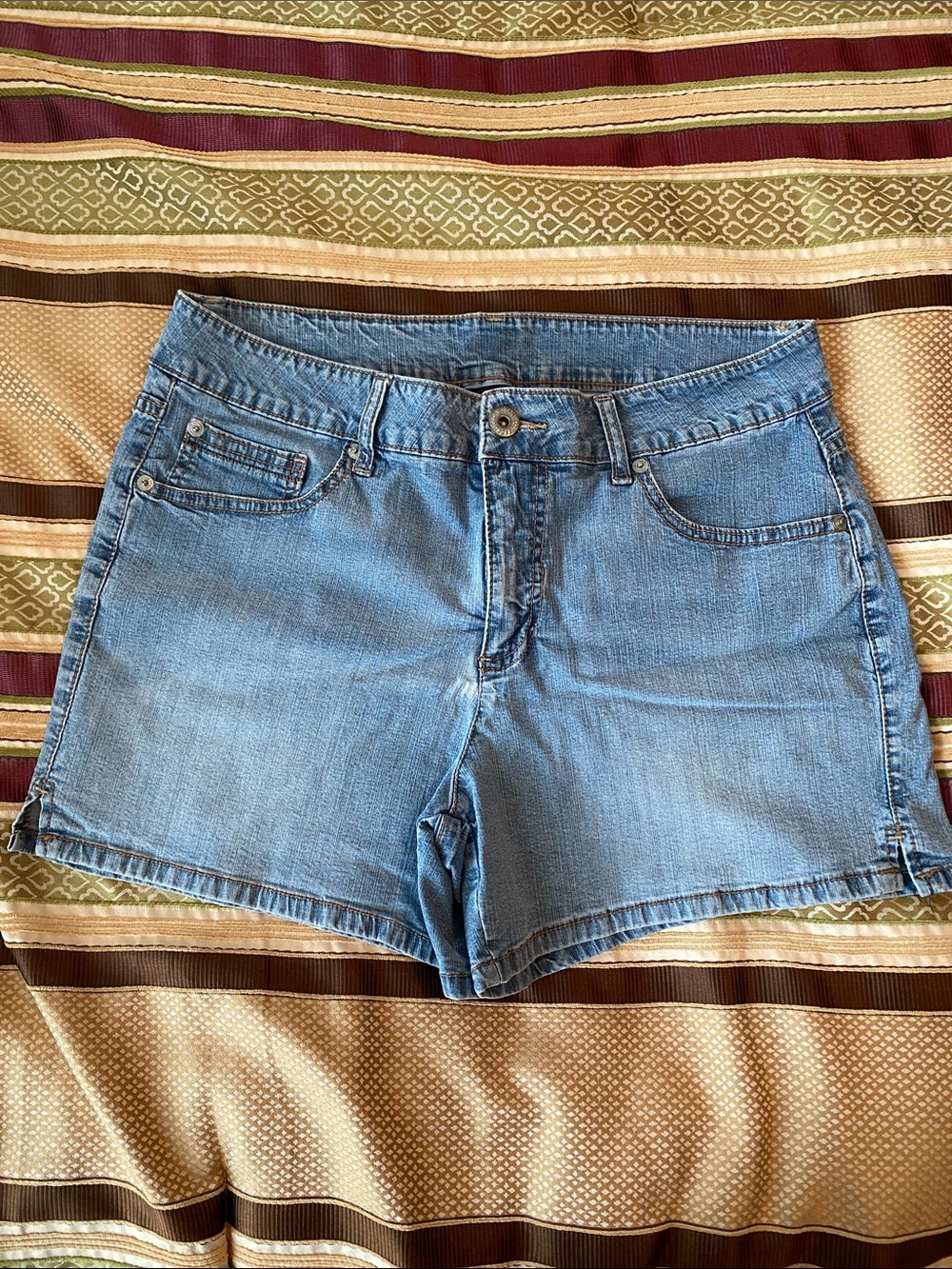 Faded Glory Light Blue Denim Shorts